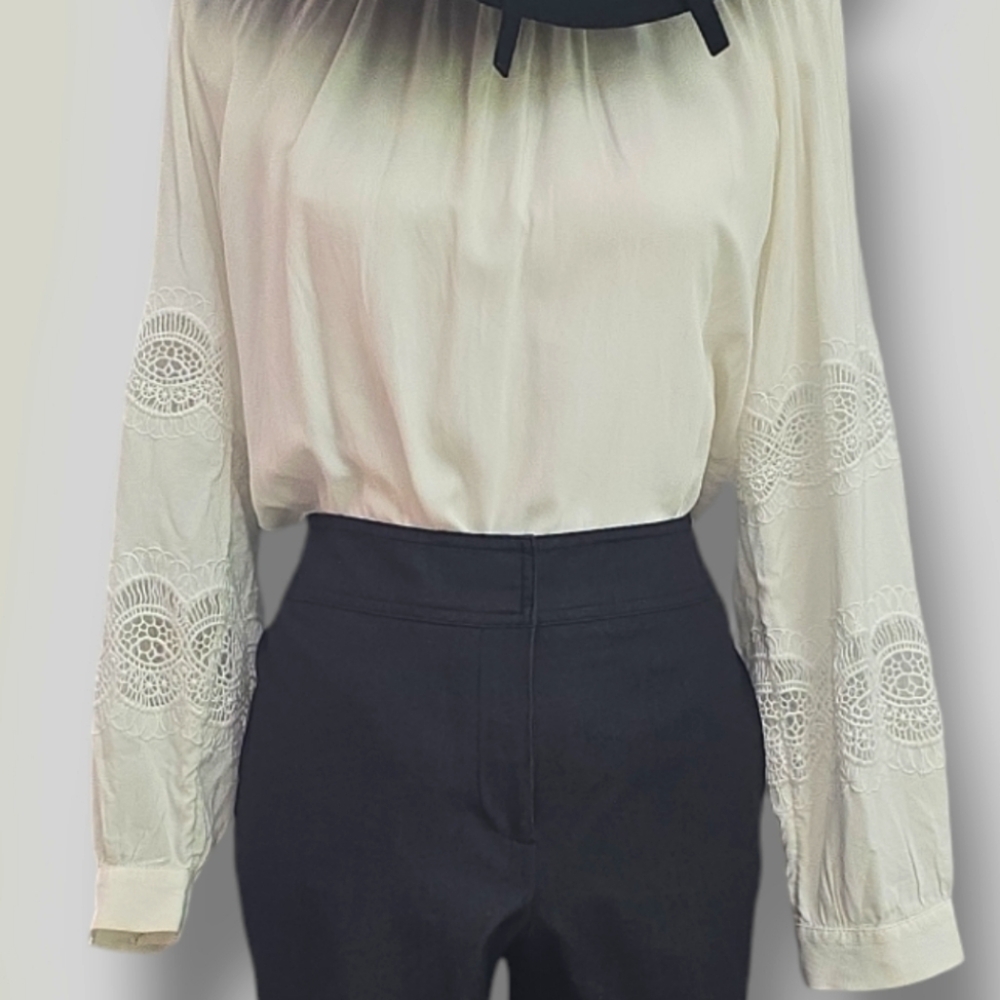 Loft, White Blouse, Size: Small,